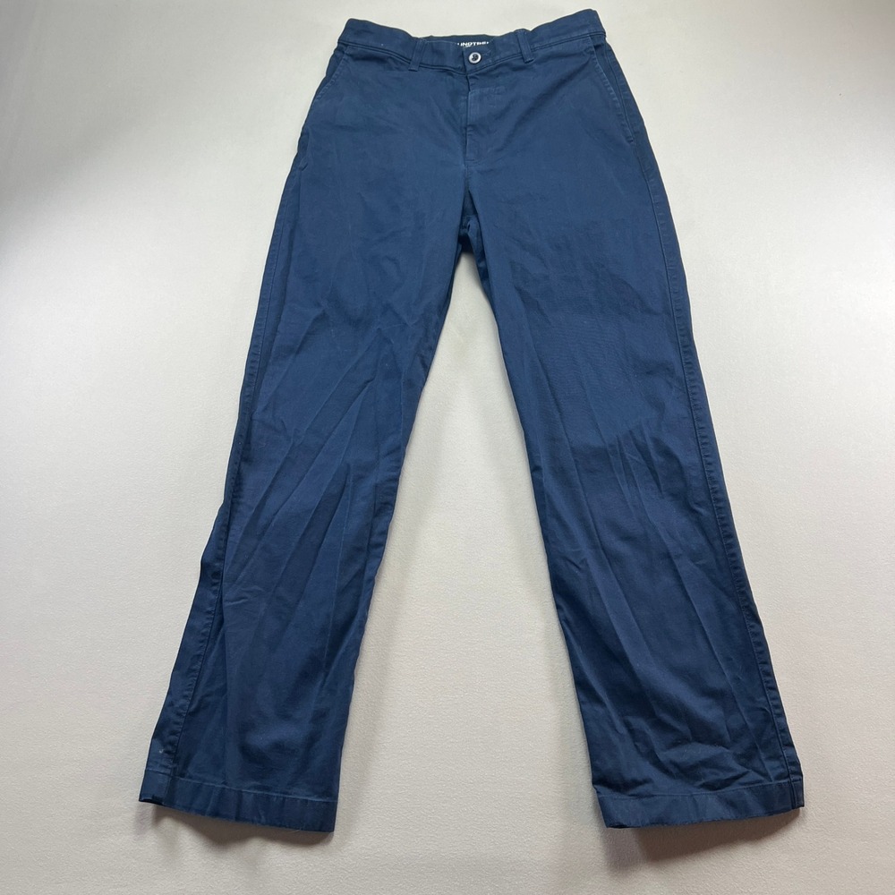 Roundtree & Yorke Pants Mens 32x32 Blue Cotton Stretch Classic Fit Straight Leg